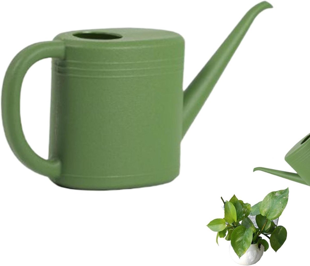 Gietpot - Waterkan Planten - Planten Water Geven - Lichtgewicht Ontwerp - 1 Liter - Groen