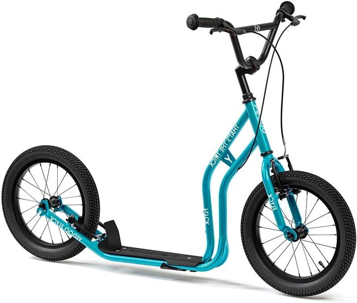 Kinderstep - Step voor kinderen - Naar school - Luchtbanden - 16 inch wielen - Blauw