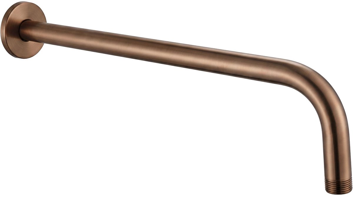 Rea - Douchearm Rond Js-9021 40cm Brush Copper - 2 x 39,5 x 10 cm