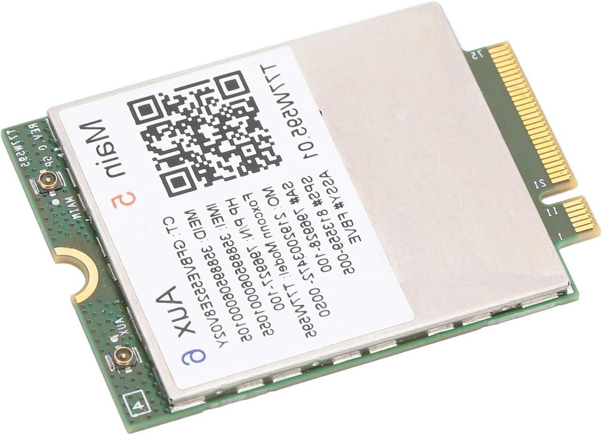 LTE modemmodule - 4G netwerkkaart - Draadloze connectiviteit - Categorie 4 snelheden - 1 cm - Zwart