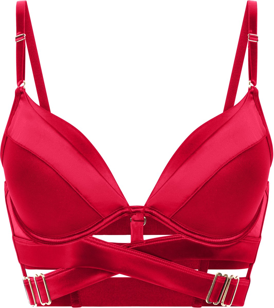 Hunkemöller Colette Padded Underwired Longline Push-Up Bra Roze