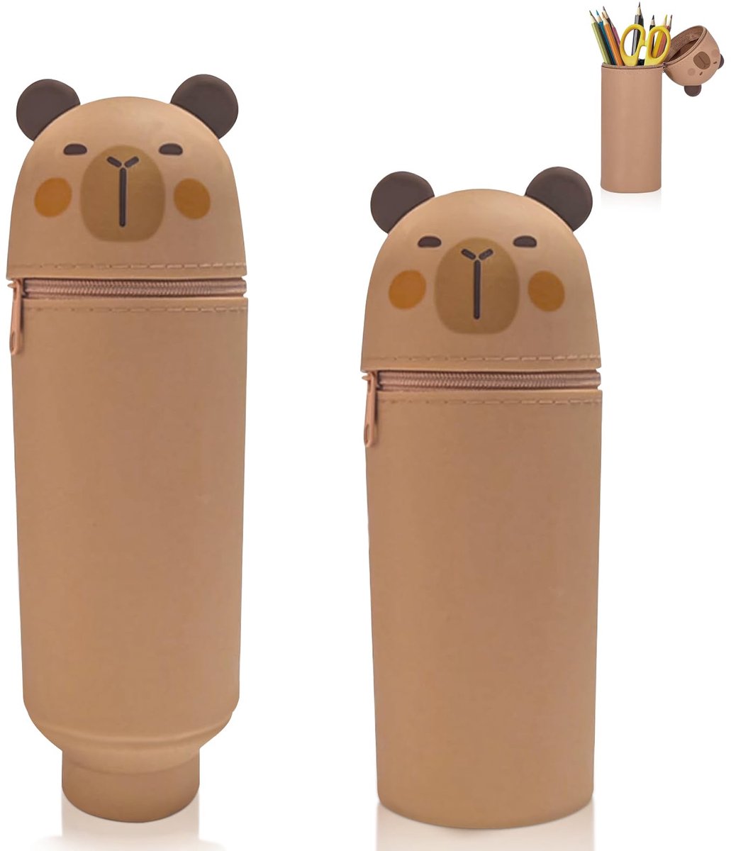 Pennenetui Kawaii - Capybara - Schattig ontwerp - Ideaal voor school - SnelShoppen