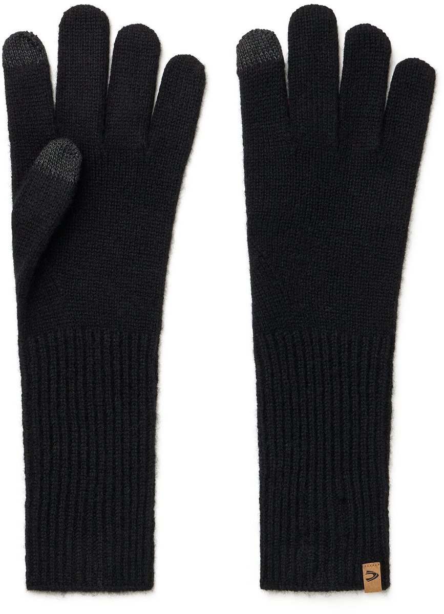 camel active Gebreide handschoenen van kasjmier - Maat womenswear-S - Zwart