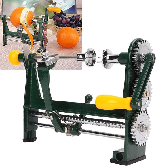 Appelschiller Roestvrij Staal - Fruitschiller Groenteschiller - Snel Fruit Bereiden - Met Veilige Klem - 708 g - Zilverkleurig — afbeelding 4