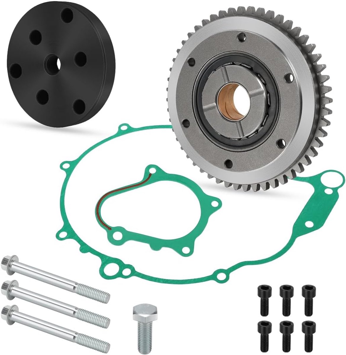 One Way tandwiel, lager, afdichting en vliegwieltrekker kit voor Yama-ha Raptor 660 YFM660R 2004-2005