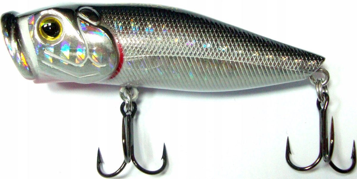 Robinson Pop Star F65 Wobbler 6,5cm 9g Drijvend - Zilveren Shiner