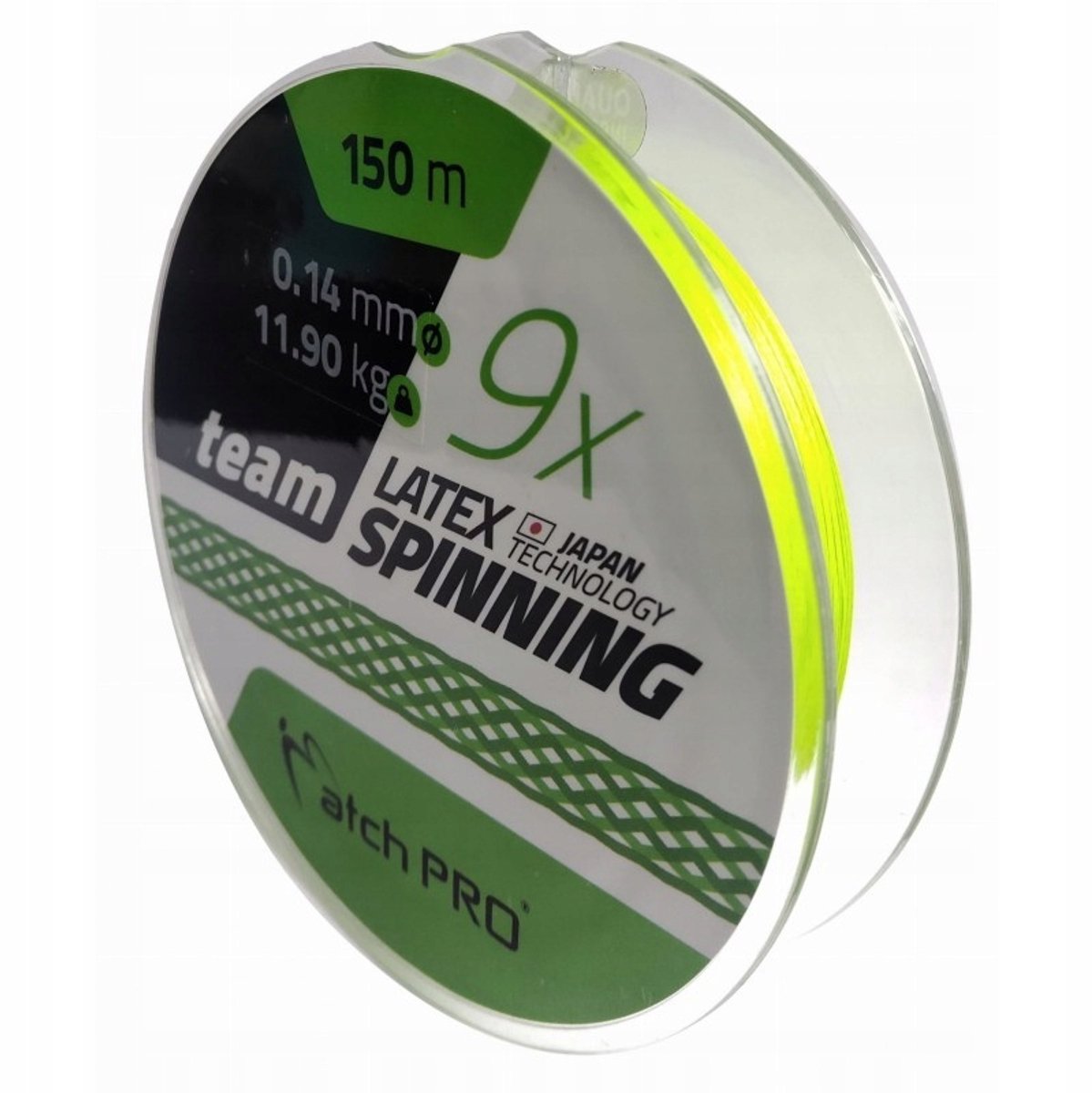 Match Pro 9x Spinning Vlechtlijn 150m 0.20mm 16.80kg - Latex