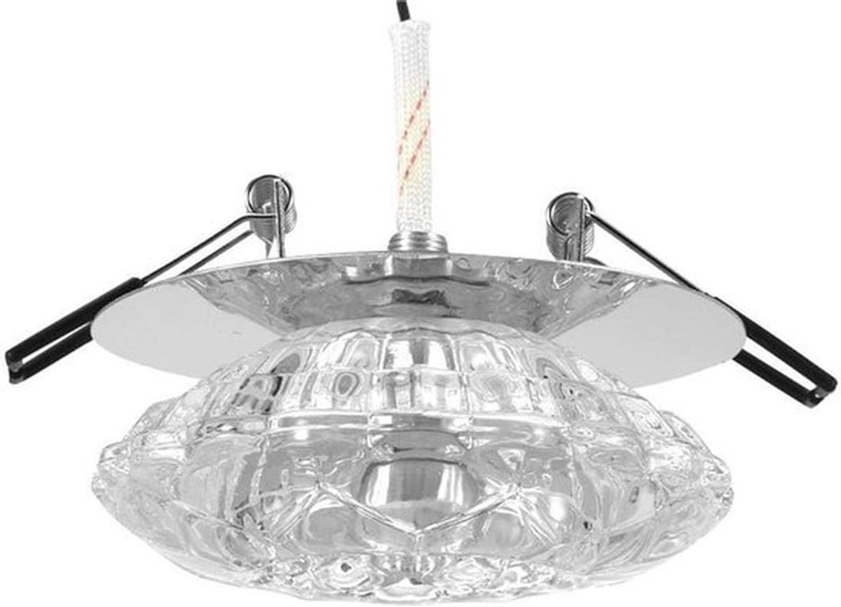 LED Plafondlamp met Kristallen Lampenkap voor Thuisdecoratie - Inbouwspots - 3W - Opening 5-8cm