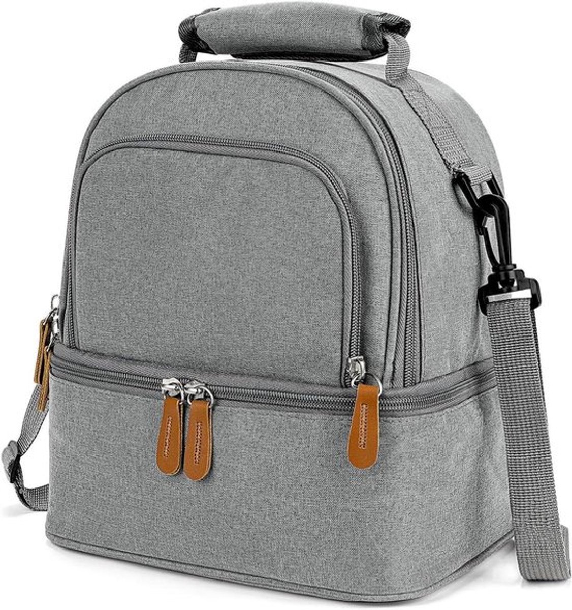 - Elektrische lunchbox met verwarming - Draagtas - Grijs - Compatibel met merk - RVS behuizing - Extra groot - Geschikt voor verschillende modellen - Elektrische lunchbox met verwarming (grijs)