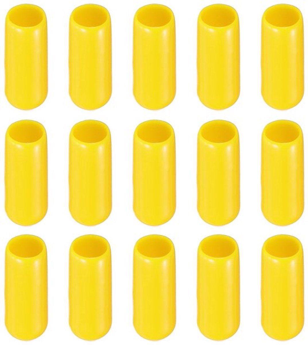Eindkappen 200 Pack - Rubber Eindkappen - Draadbescherming - Stofisolatie - Roestpreventie - 9 mm Binnendiameter - Beschermkappen