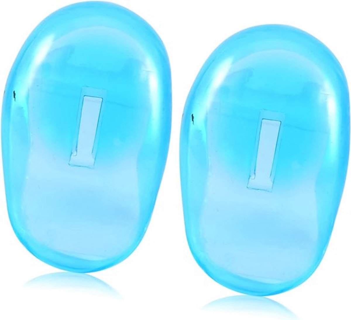 - Oorbeschermers - Kapper - Waterdicht - Salon - Haarverf - Oorkappen - Geschikt voor - Blauw, 1 Paar Waterdichte Plastic Oorbeschermers voor Haarverf en Thuisgebruik