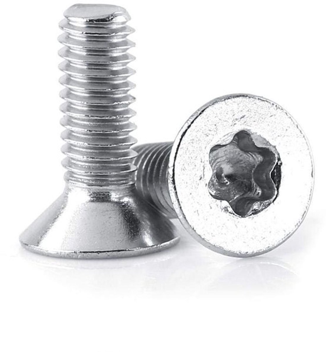 Houtschroeven - RVS - Torx - 50 stuks per pak - Plat kop - Schroeven - Geschikt voor houtbewerking - RVS M4 torx houtschroeven, 50 stuks verpakking.