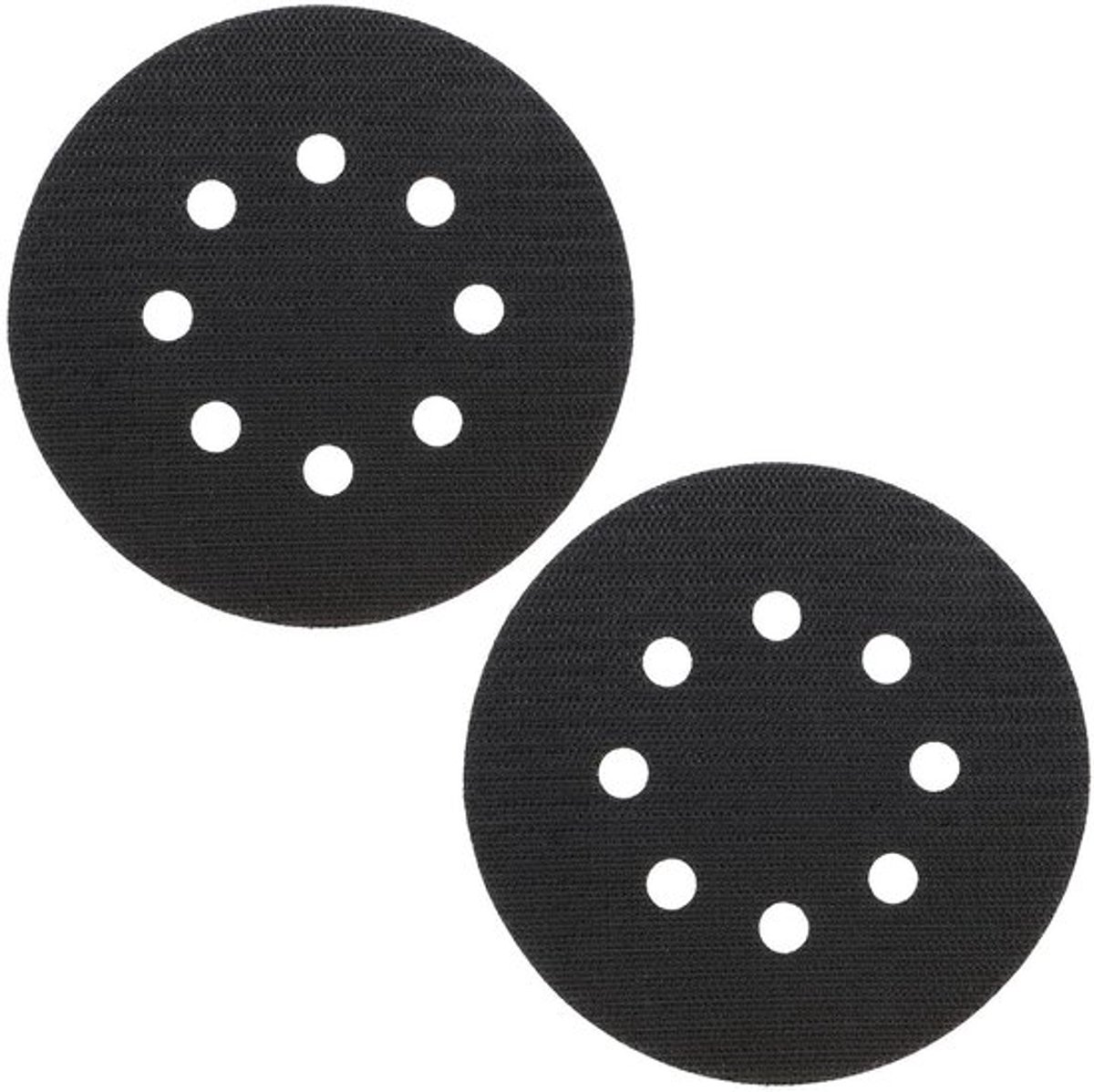 - Beschermende schuurpad - Zelfklevend - Zacht - Polijstmachine - Geschikt voor pneumatische en elektrische schuurpad - 2 stuks 125 mm beschermschijven, 8 gaten