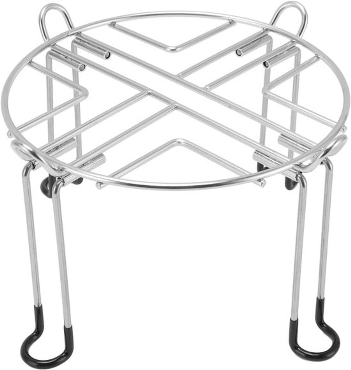 Waterfilterhouder van RVS voor Berkey Big, Travel en Royal - Draagbaar, Robuust en Eenvoudig te Installeren met Verwijderbare Poten - 22,8 cm Diameter en 15,2 cm Hoog
