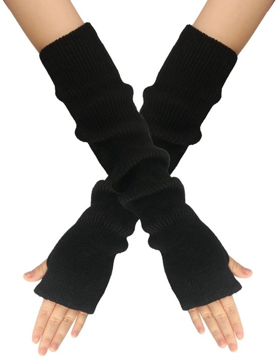 Armwarmers Vingerloos - Gebreide Dameshandschoenen - Polswarmers - Winterhandschoenen - Zacht en Comfortabel - Hoogwaardige Kasjmier - Handschoenen