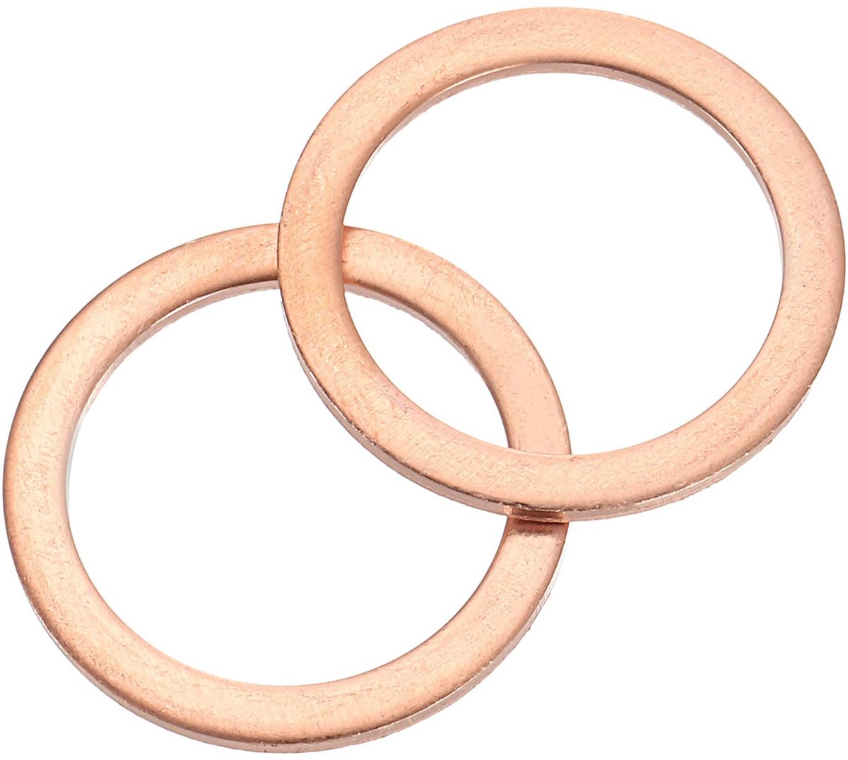 Set van 8 stuks sluitringen, M20 x 26mm x 1.5mm messing ring bijlagschijven assortiment, platte beveiligingsschijven platte afdichting metalen schijven voor schroeven bouten moeren