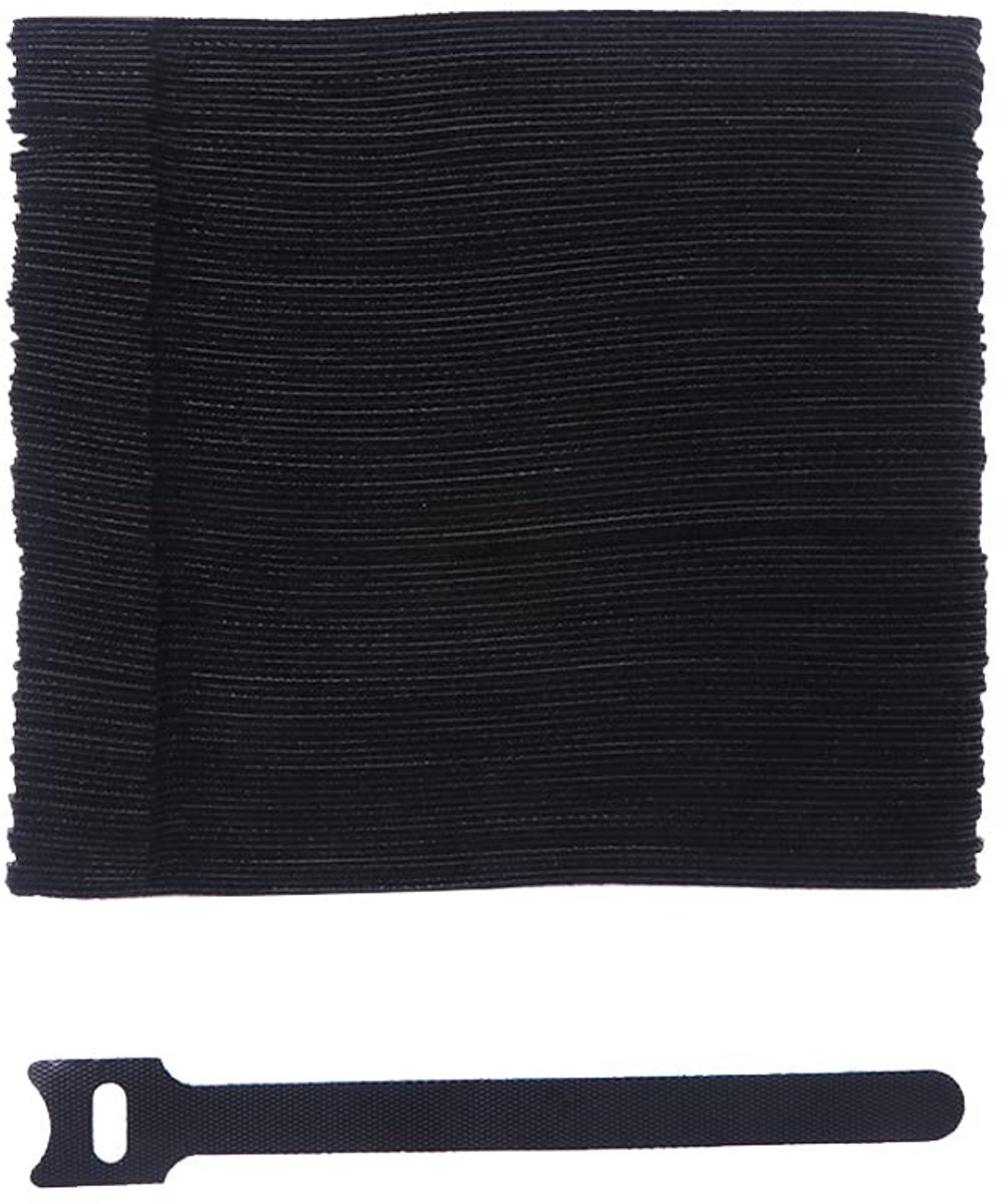 100 stuks kabel Kabelbinder, klittenband Kabelbinder, klittenbandsluiting, herbruikbaar klittenband, kabels netjes te houden