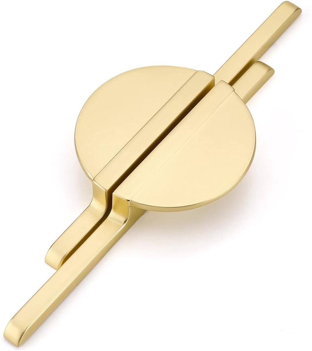 4 stuks gouden kastgrepen, keukenkast handgrepen, 64 mm lochabstand, zinklegering meubelgrepen voor keukenkasten, commode, kast