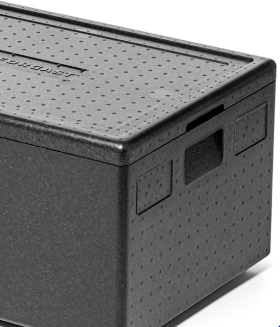 Thermobox - Isolatiebox Voedsel - Warme Koude Opslag - Hygiënisch Contact Voedsel - 80 Liter - Zwart — afbeelding 3
