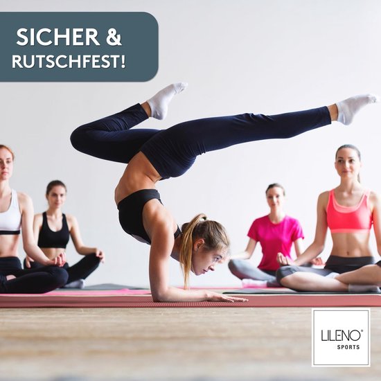 Yogamat 180 x 60 cm - 4 mm dik, antislip, inclusief draagriem van Yogamat — afbeelding 2