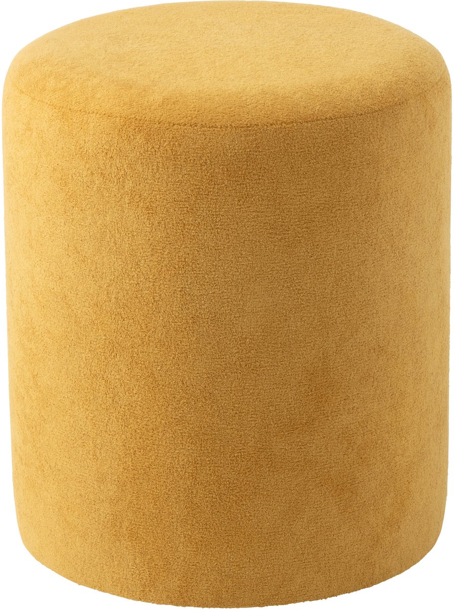 J-Line Poef - MDF - warmgeel