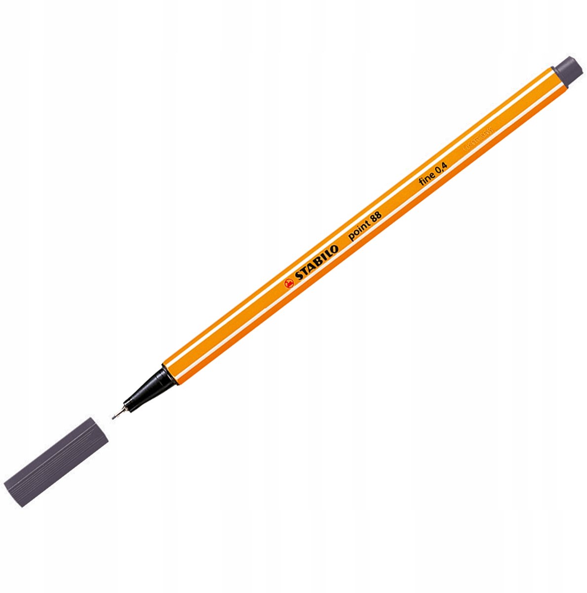 Stabilo Fineliner 0.4mm - Grijs - Ideaal voor Tekenen en Schrijven