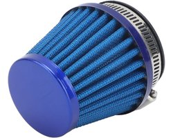 Luchtfilter Universeel 50 Mm Zwaar Kaliber Luchtinductiefilter Koude Luchtinlaat Inductiefilter voor Off-road Motorfiets ATV Quad Dirt Pit Bike (Blauw)