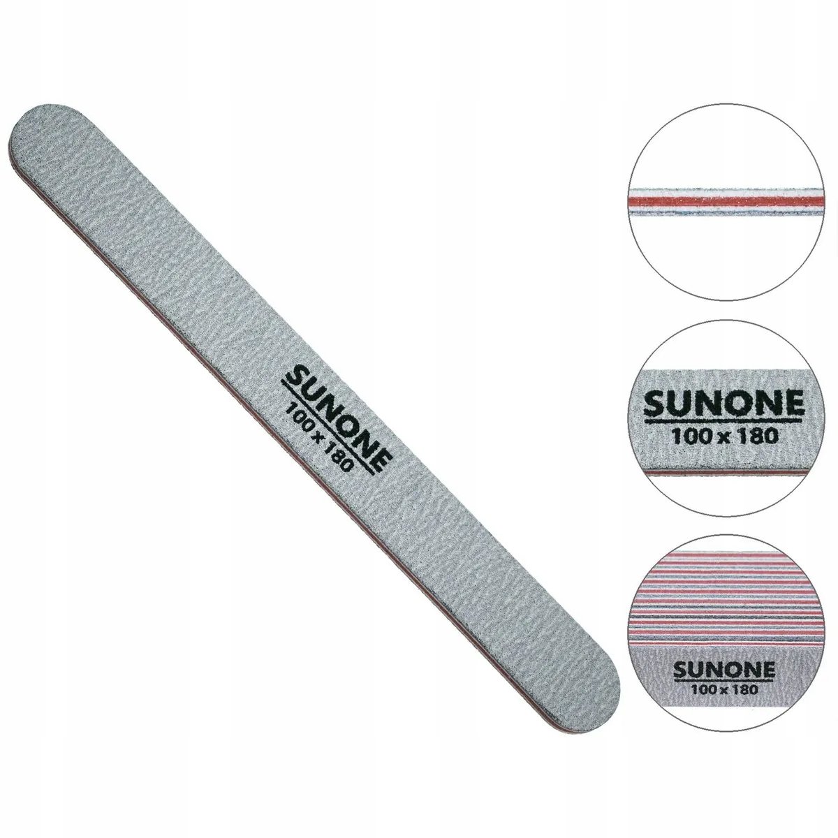 SUNONE Nagelvijl Zebra 100/180 - Professionele manicure en pedicure