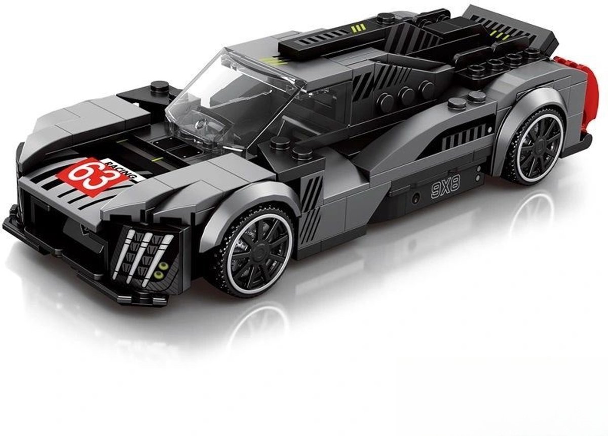 Reobrix 793 PEUGEOT 9X8 1:24 bouwset | City fast champions adventure | Creator classic motor bouwpakket | Technic speelgoed ideas voor volwassenen | Icons furious speed auto geschikt voor lego | Technische bouwdoos met 274 bouwstenen