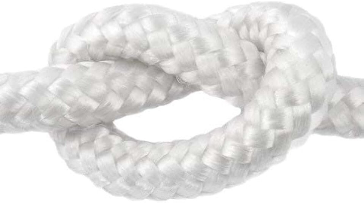 PEELING Gevlochten polypropyleen touw | Gevlochten nylon touw | Touw voor luifels, zonwering, kassen, vlaggen, doe-het-zelf, nautisch, vissen en ligplaatsen | Afmetingen: Ø 10 mm x 10 m