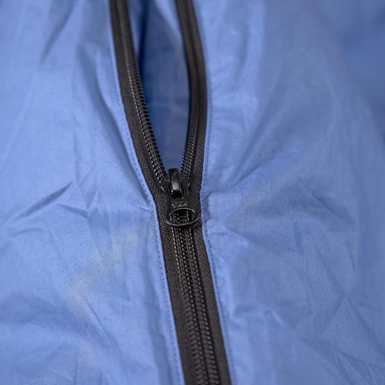 Slaapzak - Dekenmodel - Kamperen en wandelen - Aanritsbaar met tweede - 220x80 cm - Blauw — afbeelding 4