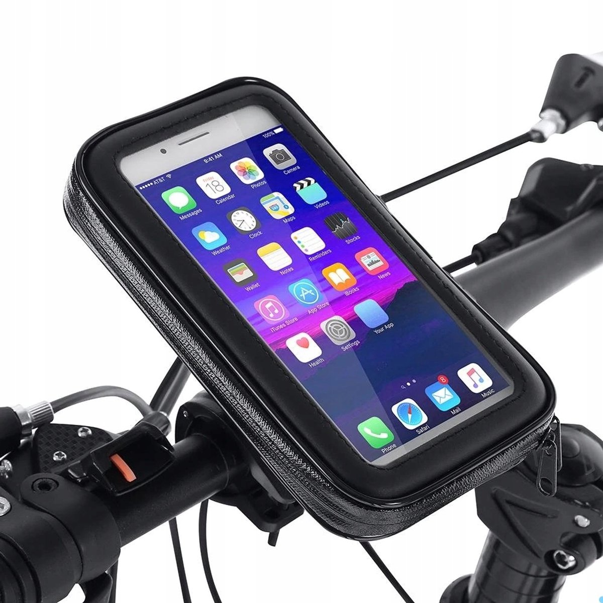 MaXLife Stevige Telefoonhouder Fiets Waterdicht - Tot 6,5 Inch