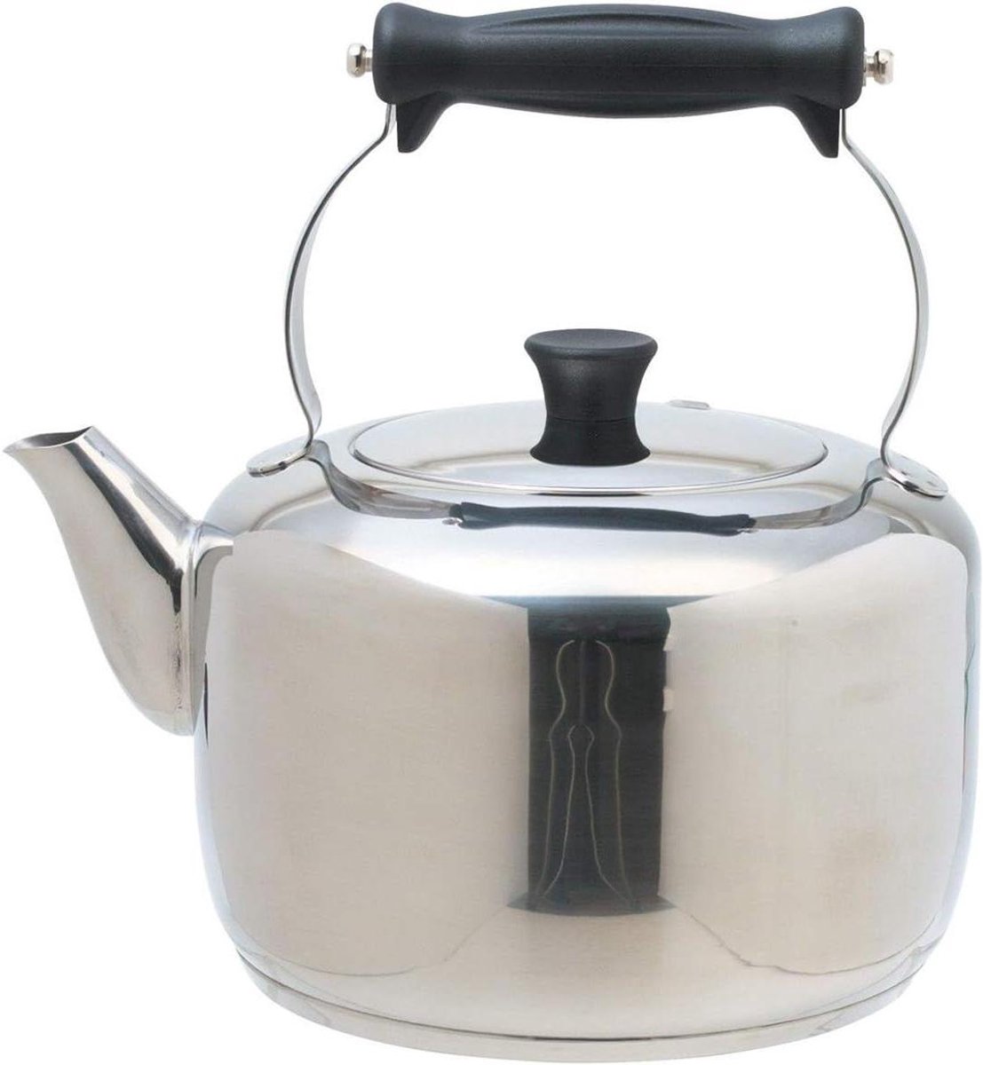 Waterkoker - Kookpan - Water Verwarmen - Voor Alle Vuren - 2 Liter - Zilverkleurig