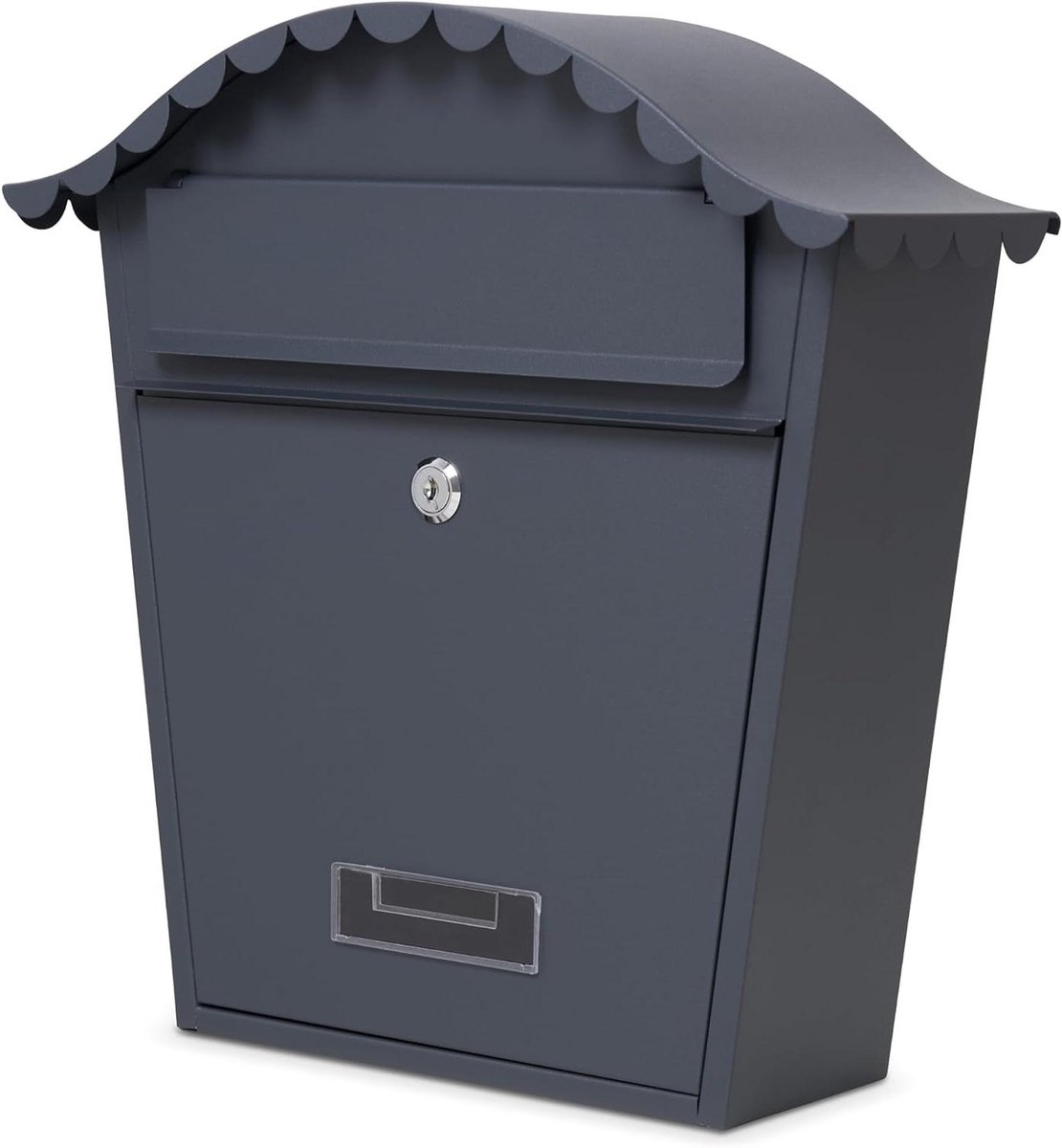 Brievenbus Muurbevestiging - Postbus Buiten - Post Ontvangen - Vergrendelbaar Met 2 Sleutels - 36 x 13 x 37 cm