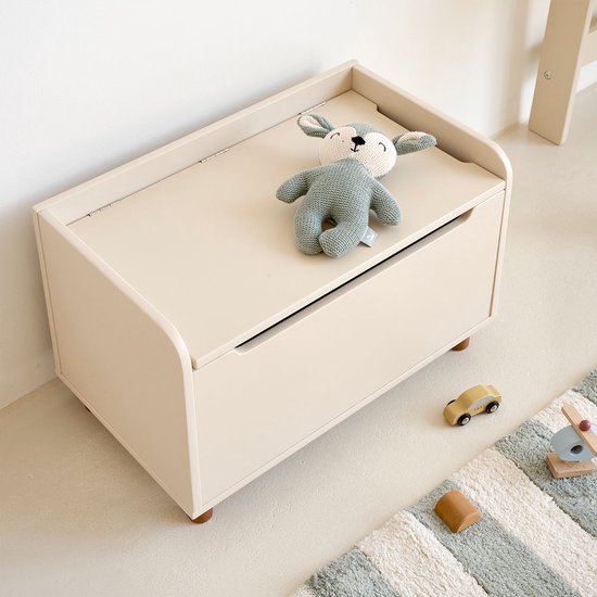 Petite Amélie Houten speelgoedkist Lune - Beige — afbeelding 4