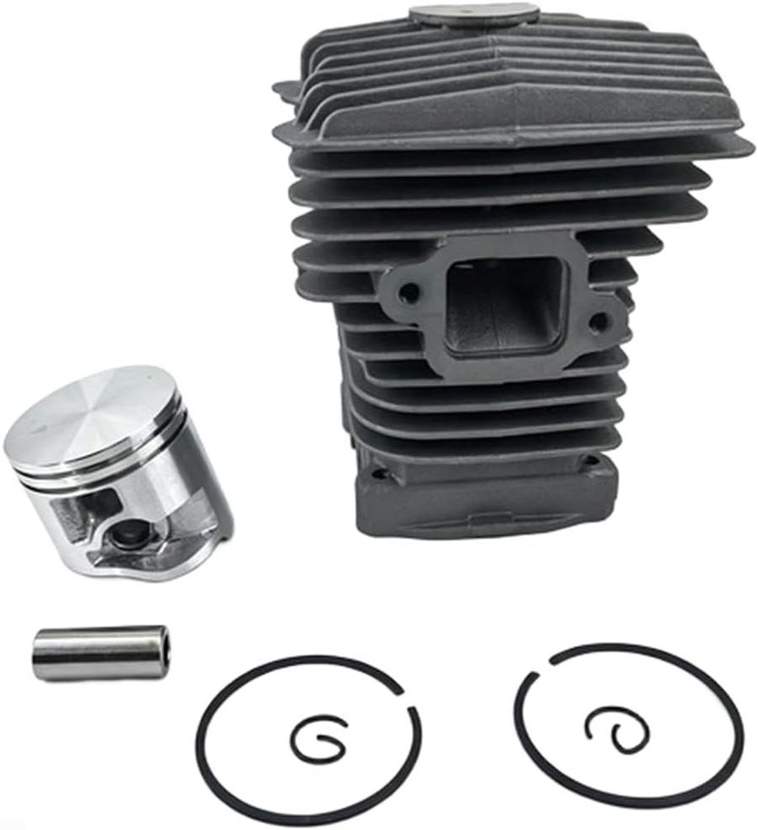 Cilinder Kit - Zuiger Sleeve - Kettingzaag Onderhoud - Exact 40mm Pasvorm - 860 Gram - Zwart