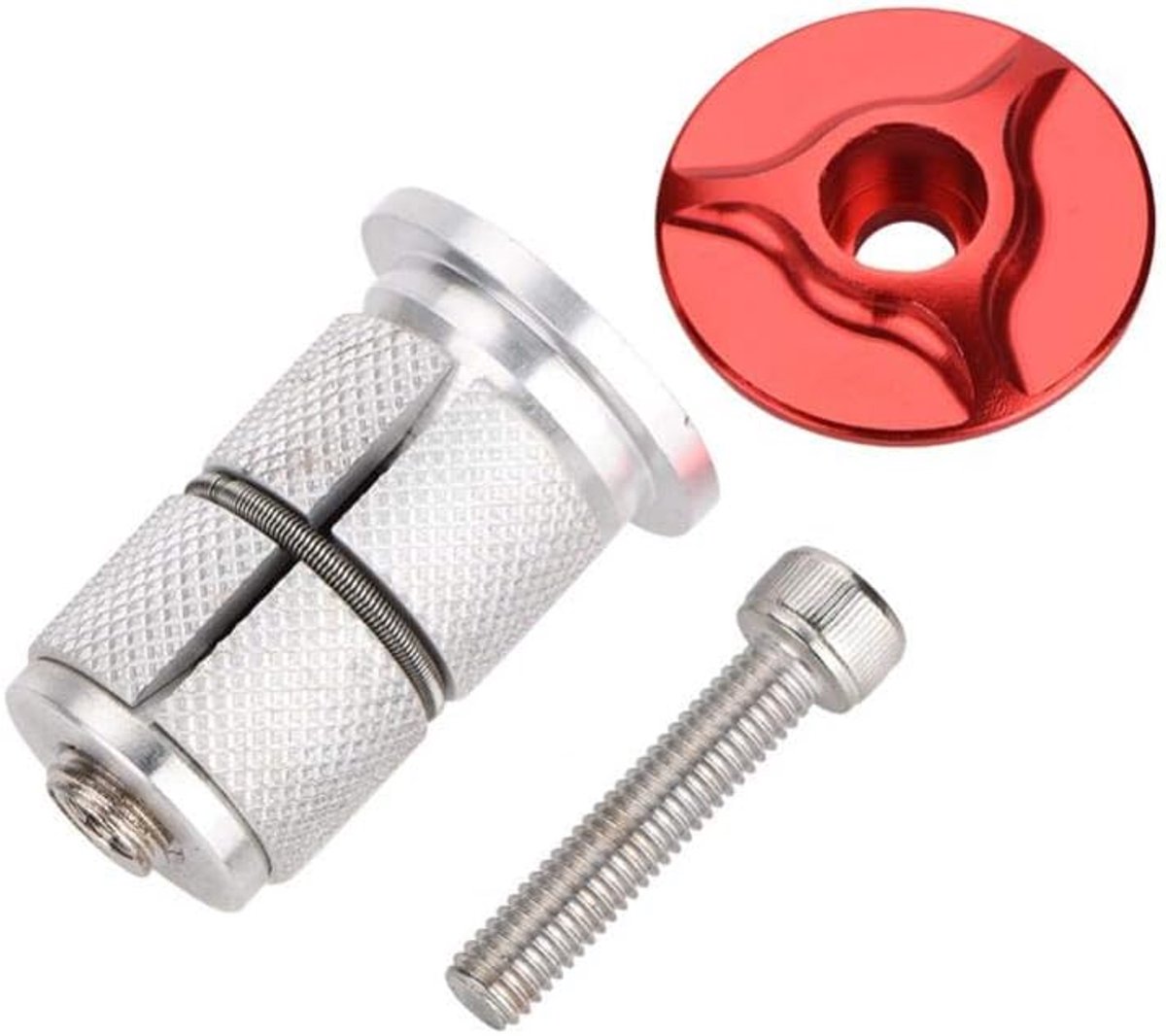 Carbon Voorvork Expander, Expander Carbon Voorvork,Expander Voorvork,Fiets Hoofdstel Steel Top Aluminiumlegering Mountainbike Hoofdstel Voorvork Compressor Expander Plug voor BMX
