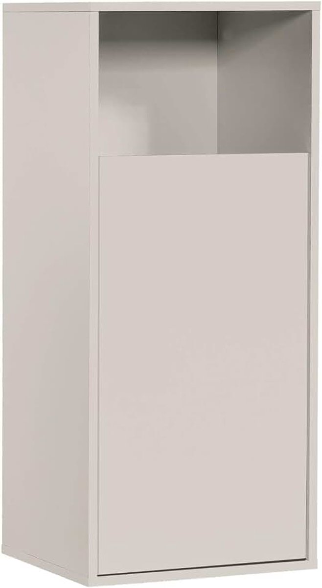 Mokebo Wasgoedkast 'Der Wäschehüter' (95x41x40 cm) Made in Germany, Wassorteerder met 1 vak(ken), ook als wasmand, wasverzamelaar of wastrommel van hout in Kasjmier, voor bad & slaapkamer | Kasjmier
