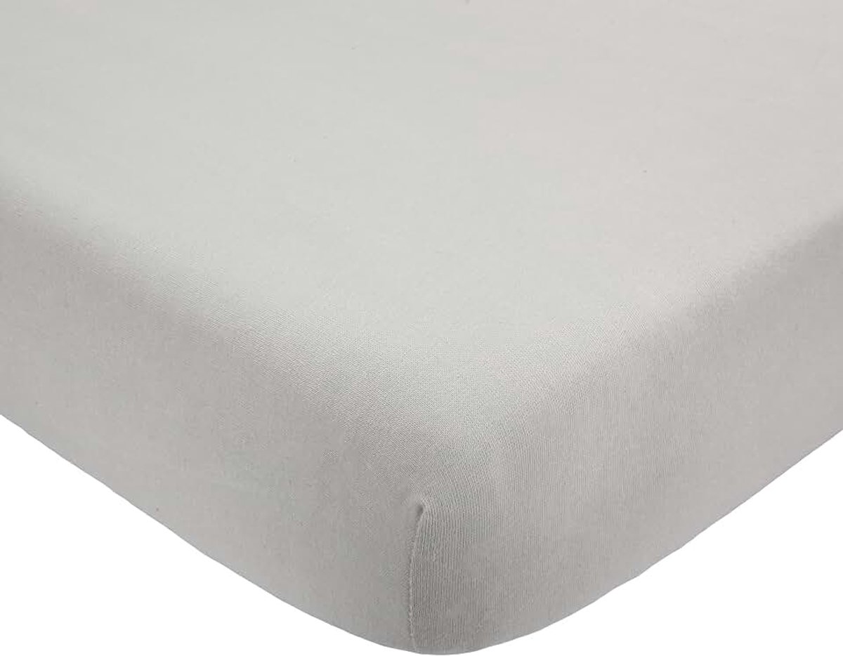 - Hoeslaken voor baby's, 70 x 140 cm – 100% katoen – Oeko-Tex label – jersey stretch – grijs