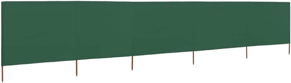 5-delig windscherm, 600 x 160 cm, opvouwbaar schaduwweefsel, omheining voor balkon, terras en tuin, inkijkbescherming, zonwering, accessoires, omheining, zonnescherm, met houten palen