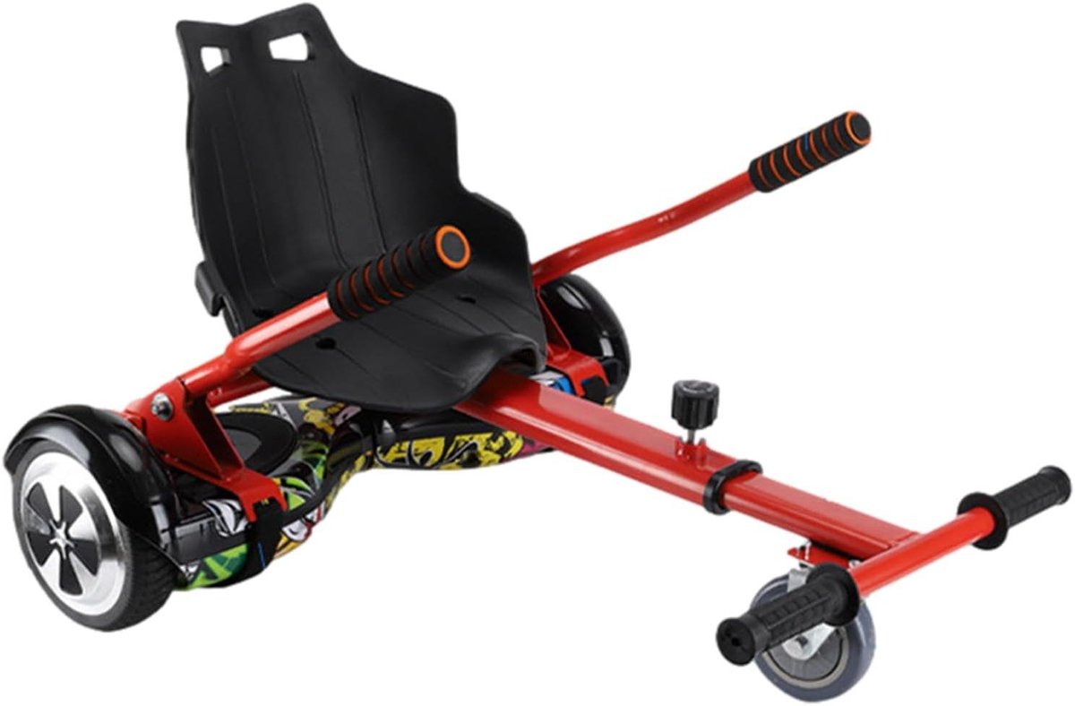 Hoverboard Zitje - Zadel voor Hoverboard - Hoverboard Rijden - Universele Compatibiliteit - Verstelbaar - Rood