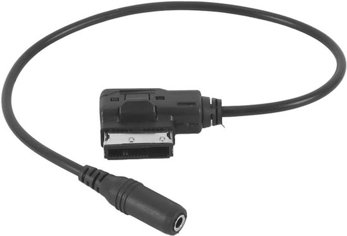 - Adapterkabel - Muziekinterface - 3,5 mm - Autoserie - 2008-2016 - Geschikt voor MI - Zwart - Luxe