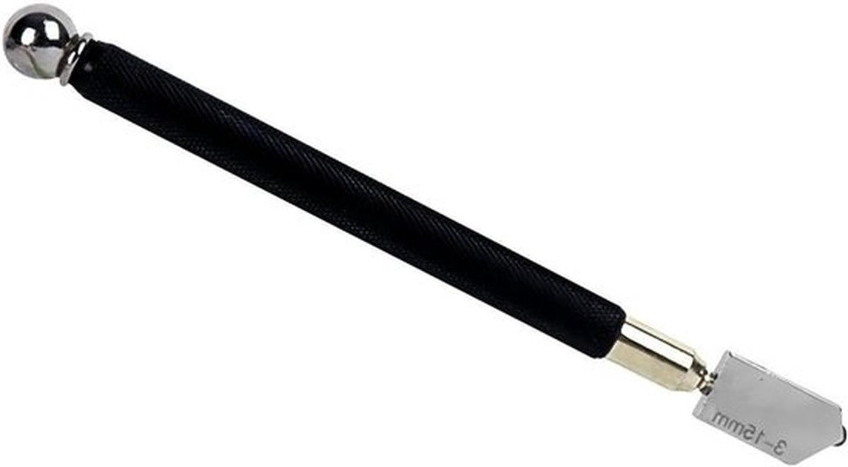 Olie Feed Glas Keramische Tegelsnijder - Snijgereedschap voor Mozaïektegels - Zware - Zwarte Kleur - Gebrandschilderd Glas - Geschikt voor 3-15mm.