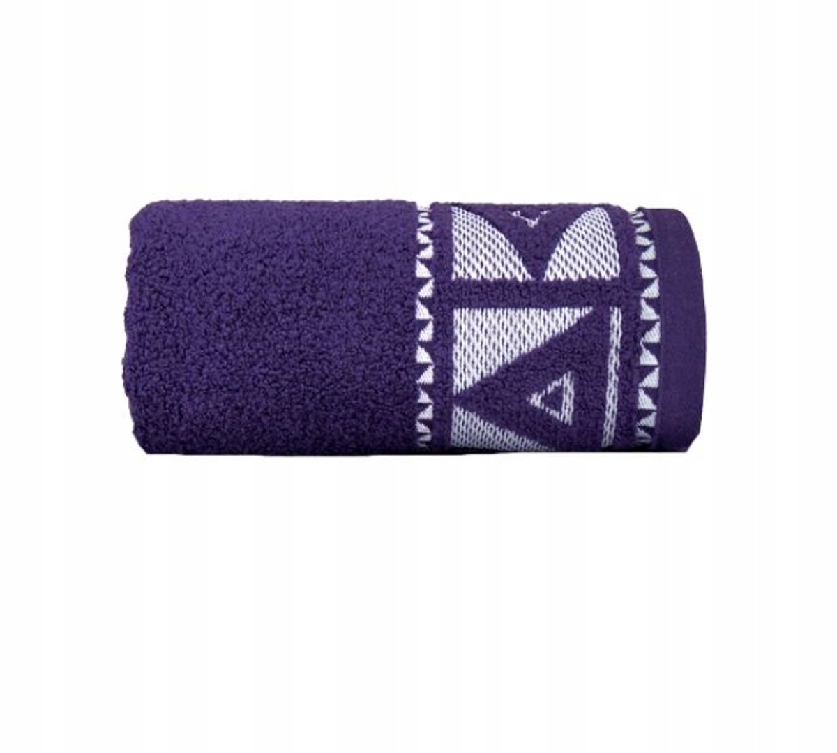 Greno Yolo Handdoek 50x90 cm - Zacht Paars Katoen 450 g/m²