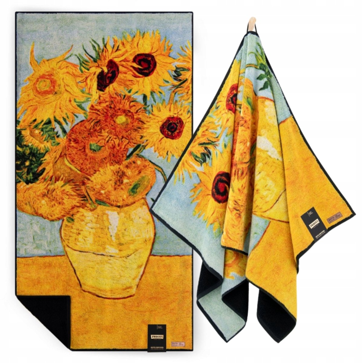 Zwoltex Vincent Van Gogh Badhanddoek 70x140cm - 100% Biologisch Katoen