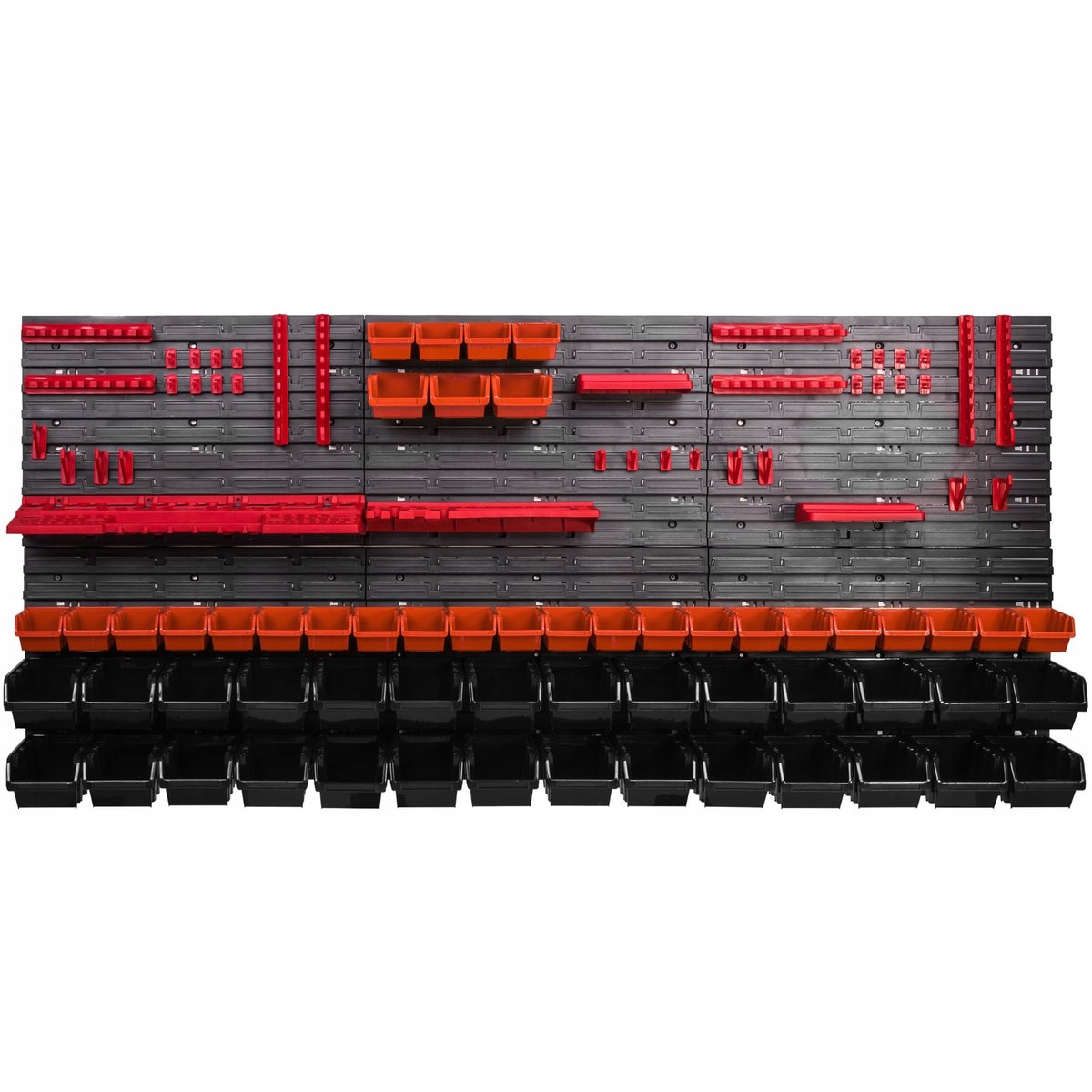 Gereedschapswand 172x78cm met 57 Bakjes & Haken - Werkplaats Organizer