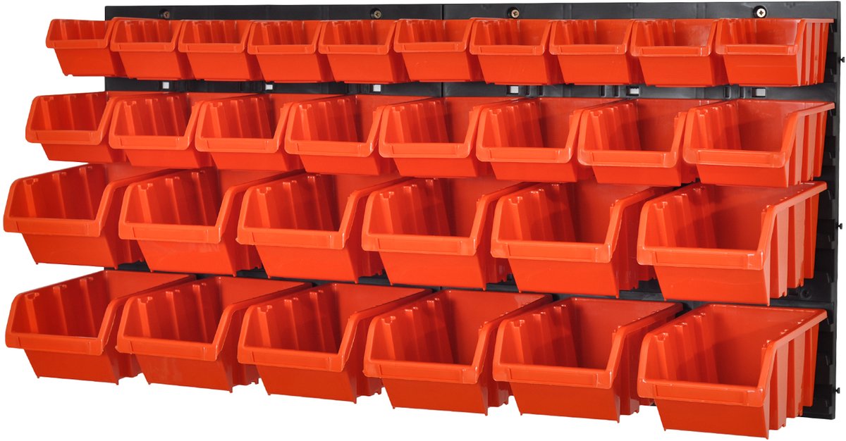 Gereedschapswand Garage met 30 Bakken - Werkplaats Organizer