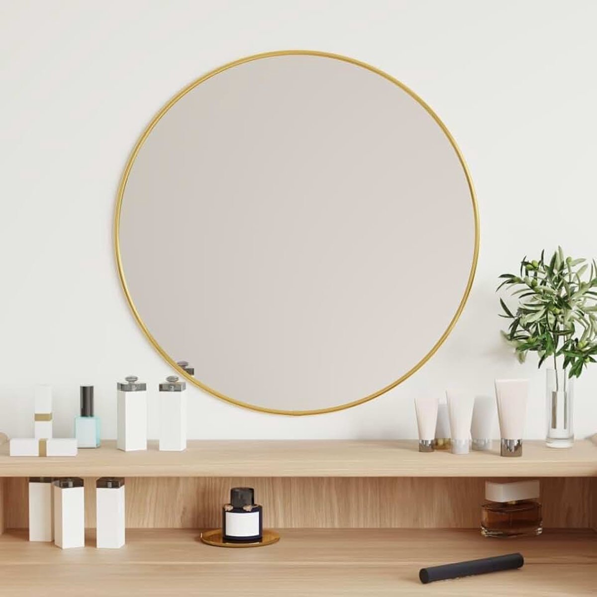 Wandspiegel, diameter 50 cm rond, wandspiegel, moderne wandspiegel, wandspiegel, 348181