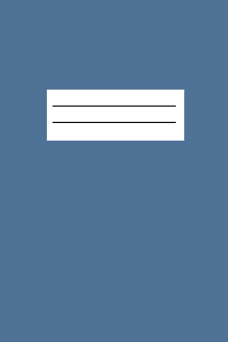 Blue Journal: 100 Lined Pages
