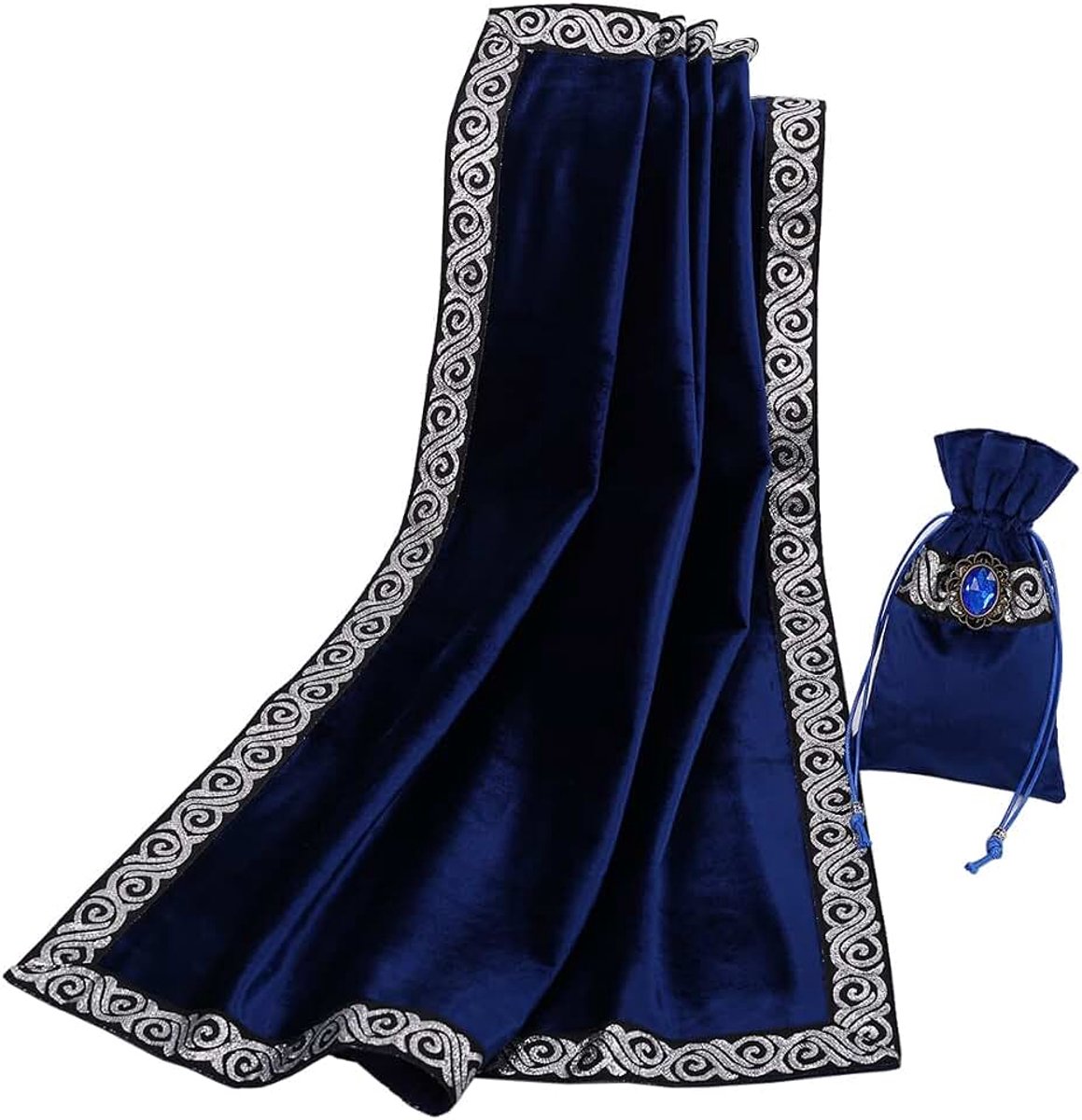Altar Tarot tafelkleed en tas, blauw 1